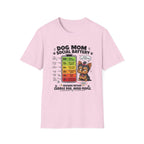 Dog Mom Social Battery T-Shirt