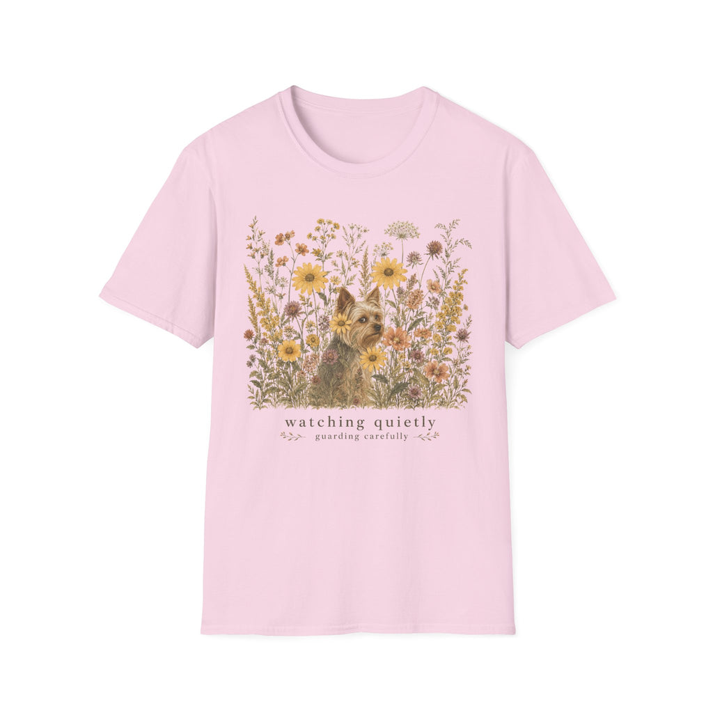 Yorkie Watching Quietly T-Shirt