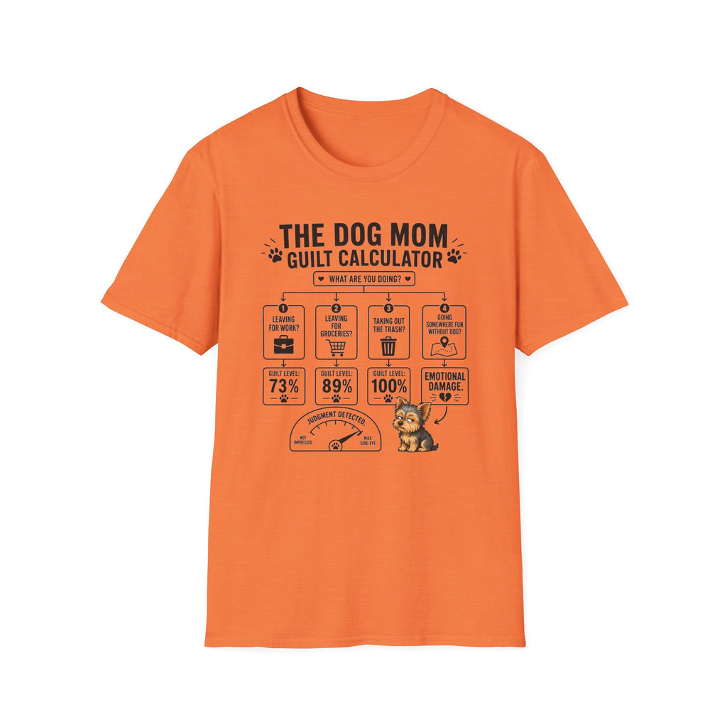 Dog Mom Guilt Calculator T-Shirt
