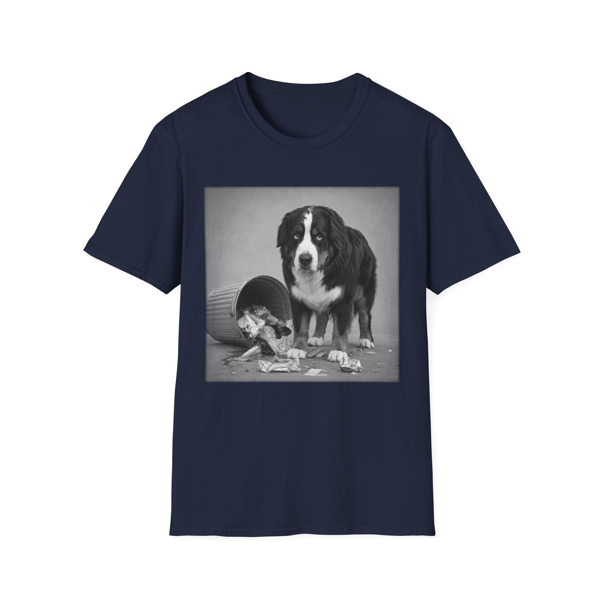 Bernese Mountain Dog Garbage Bad Dog T-Shirt