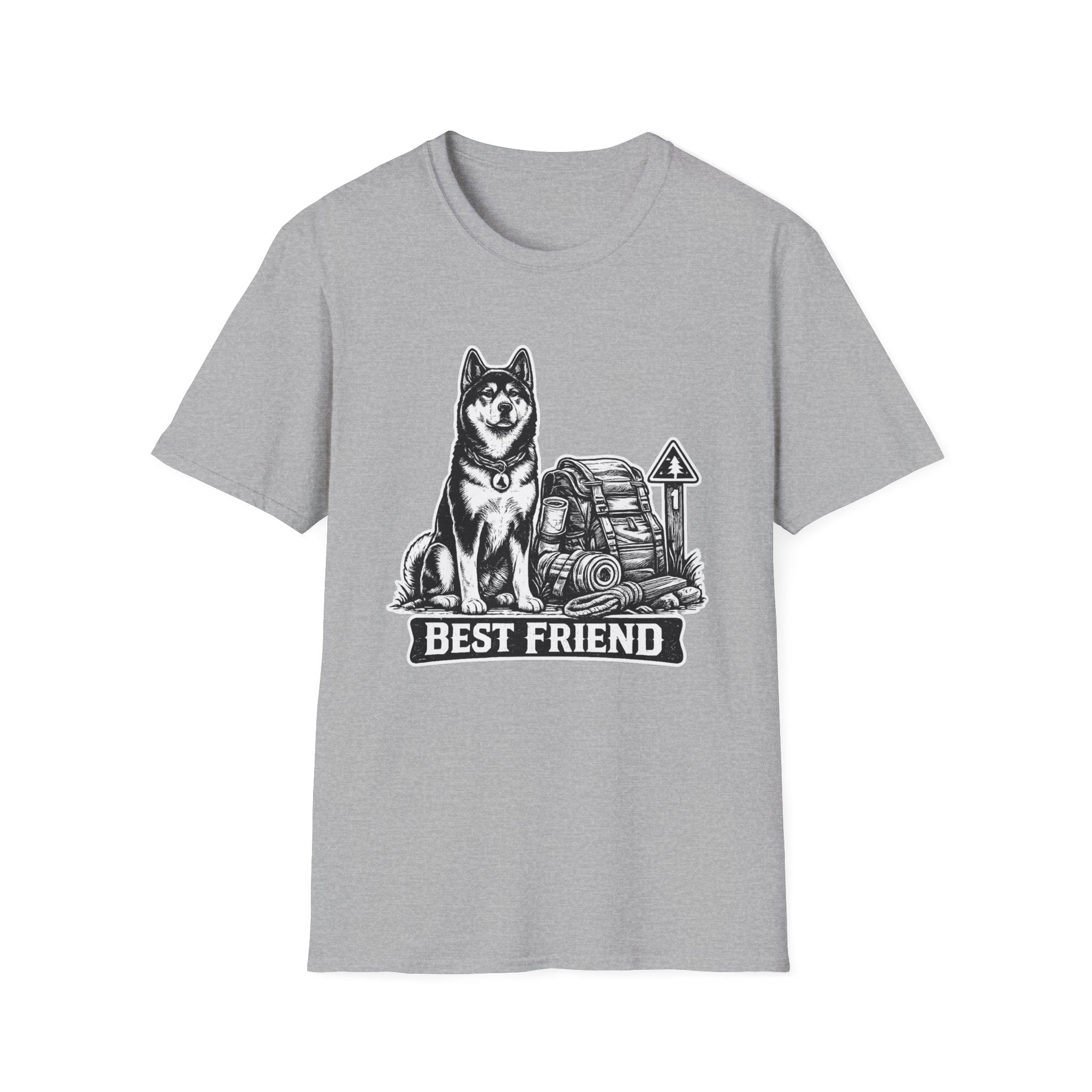 Akita Best Friend Hiking T-Shirt