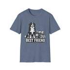 Bernese Mountain Dog Best Friend Camping T-Shirt