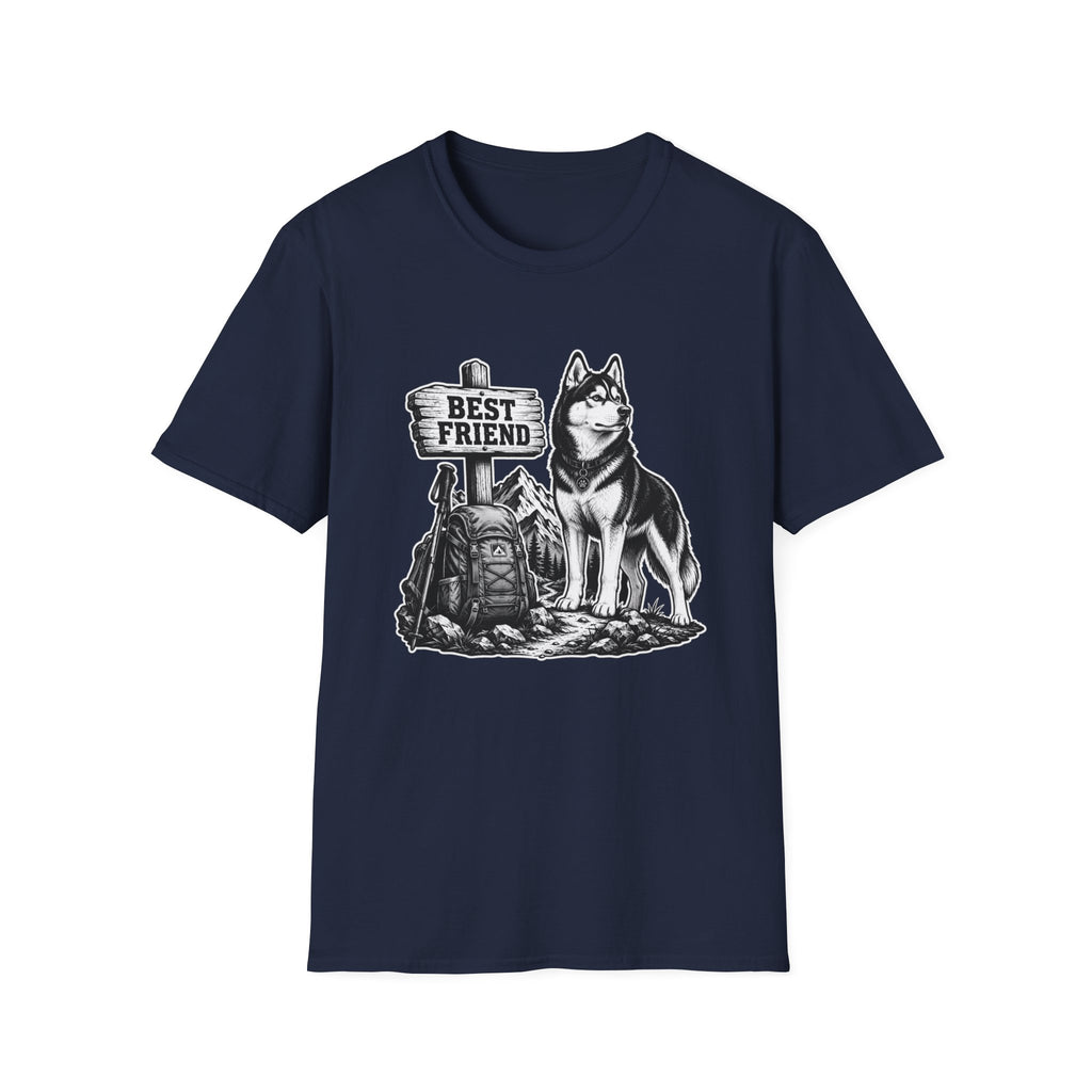 Husky Best Friend Hiking T-Shirt