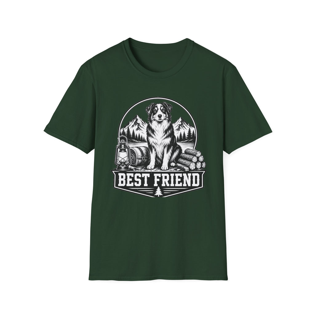 Australian Shepherd Best Friend Camping T-Shirt