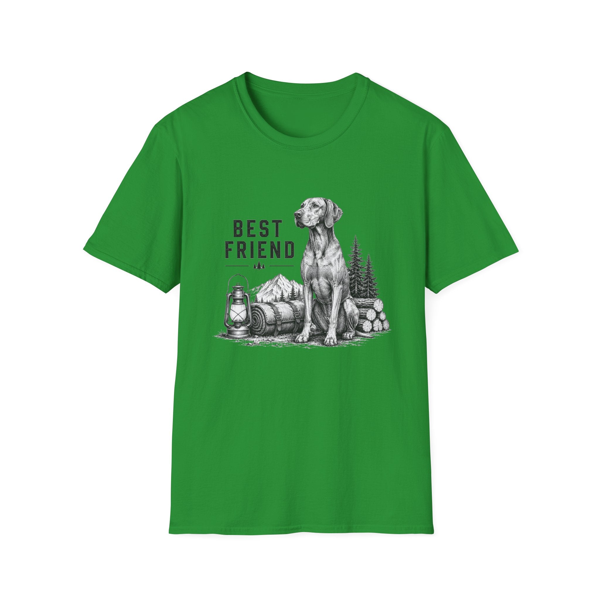 Vizsla Best Friend Camping T-Shirt