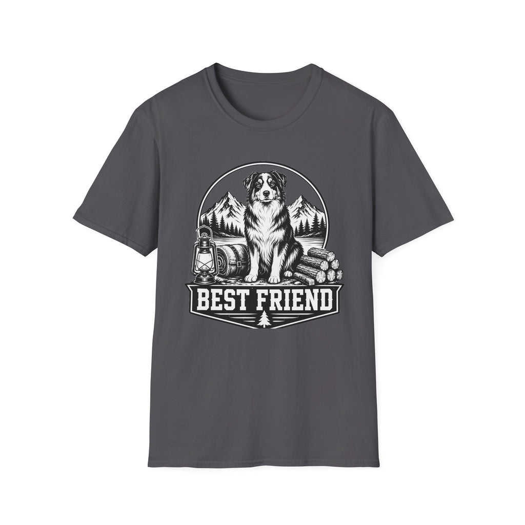 Australian Shepherd Best Friend Camping T-Shirt