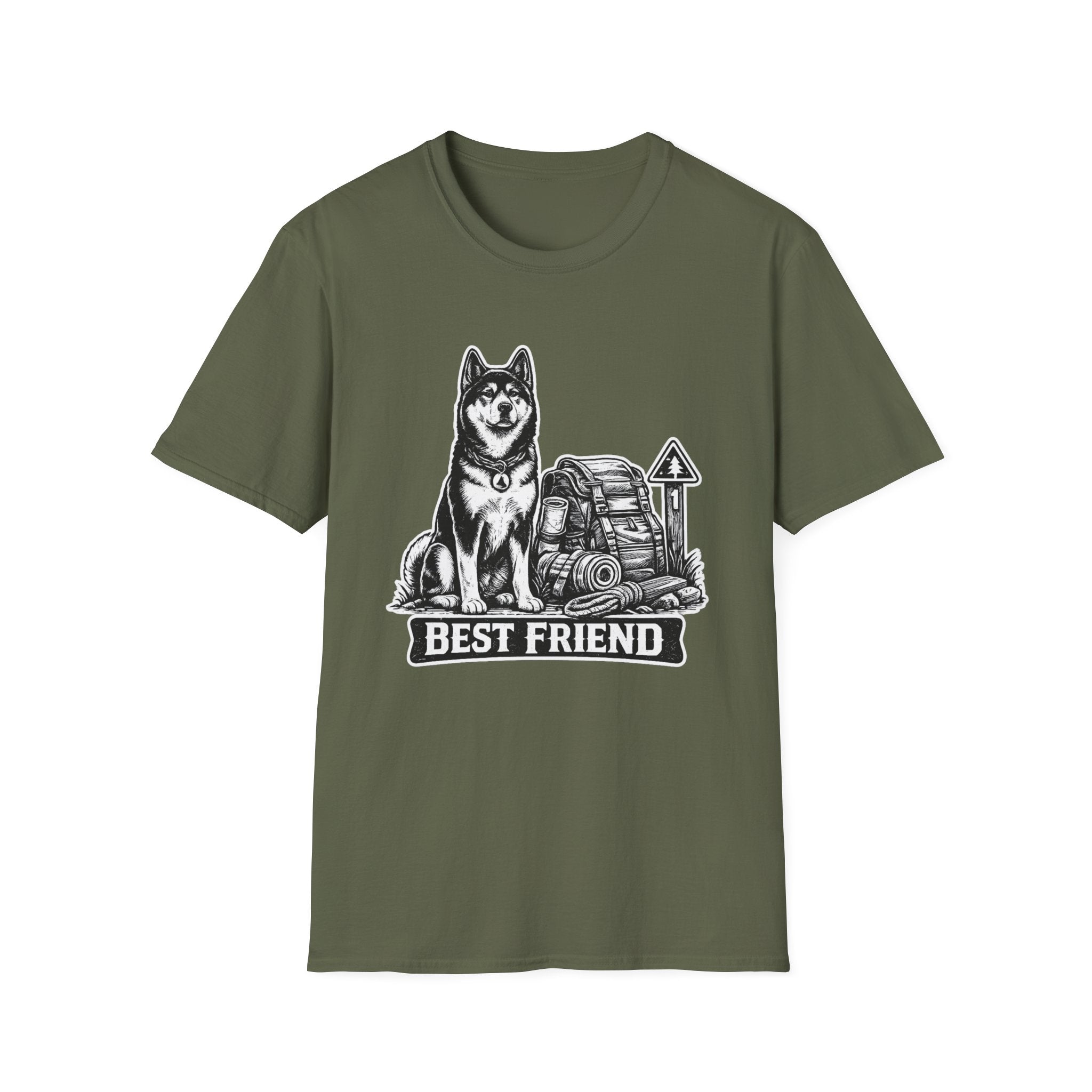Akita Best Friend Hiking T-Shirt
