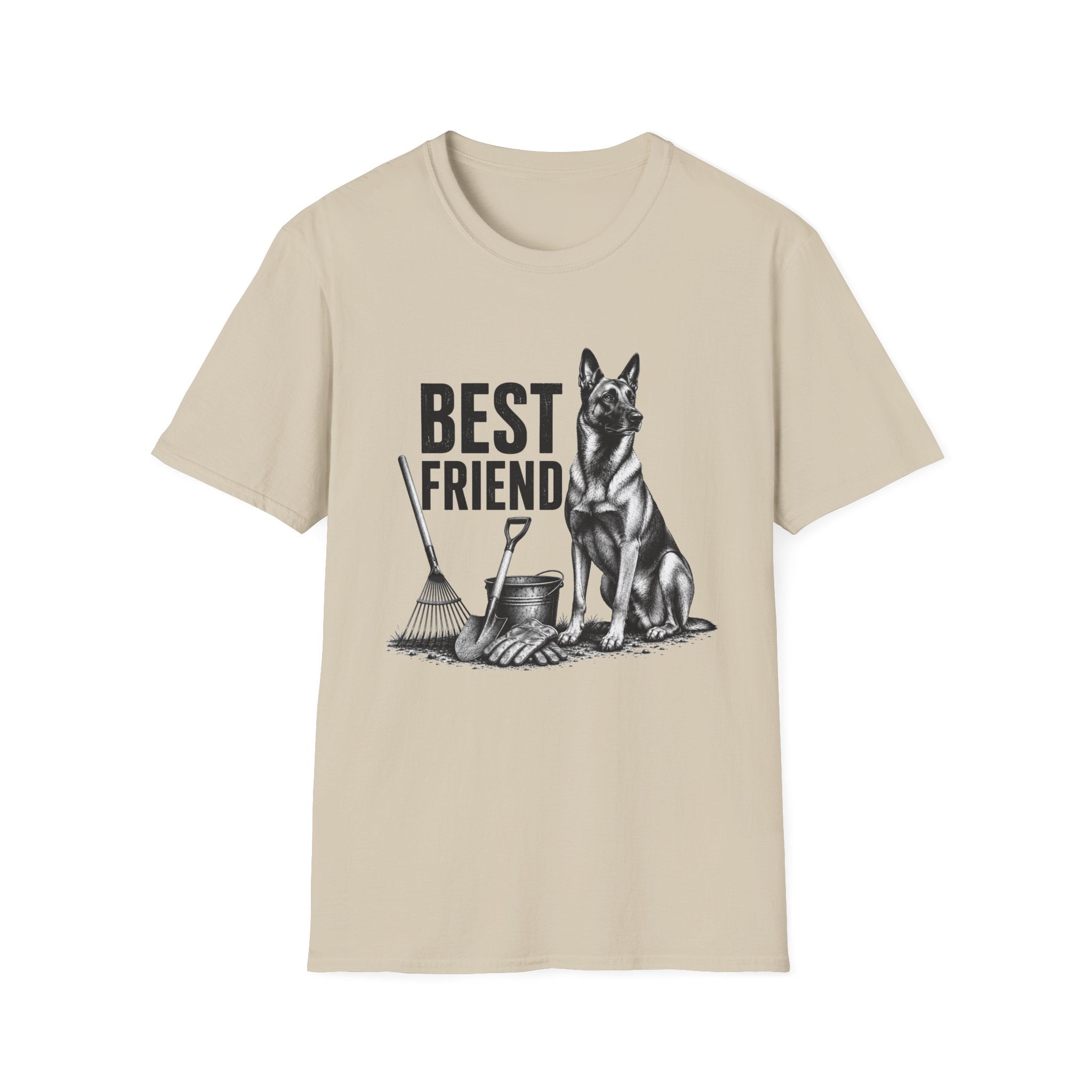 Belgian Malinois Best Friend Yardwork T-Shirt