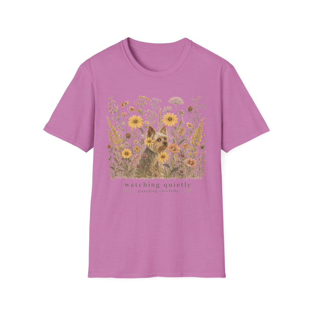 Yorkie Watching Quietly T-Shirt