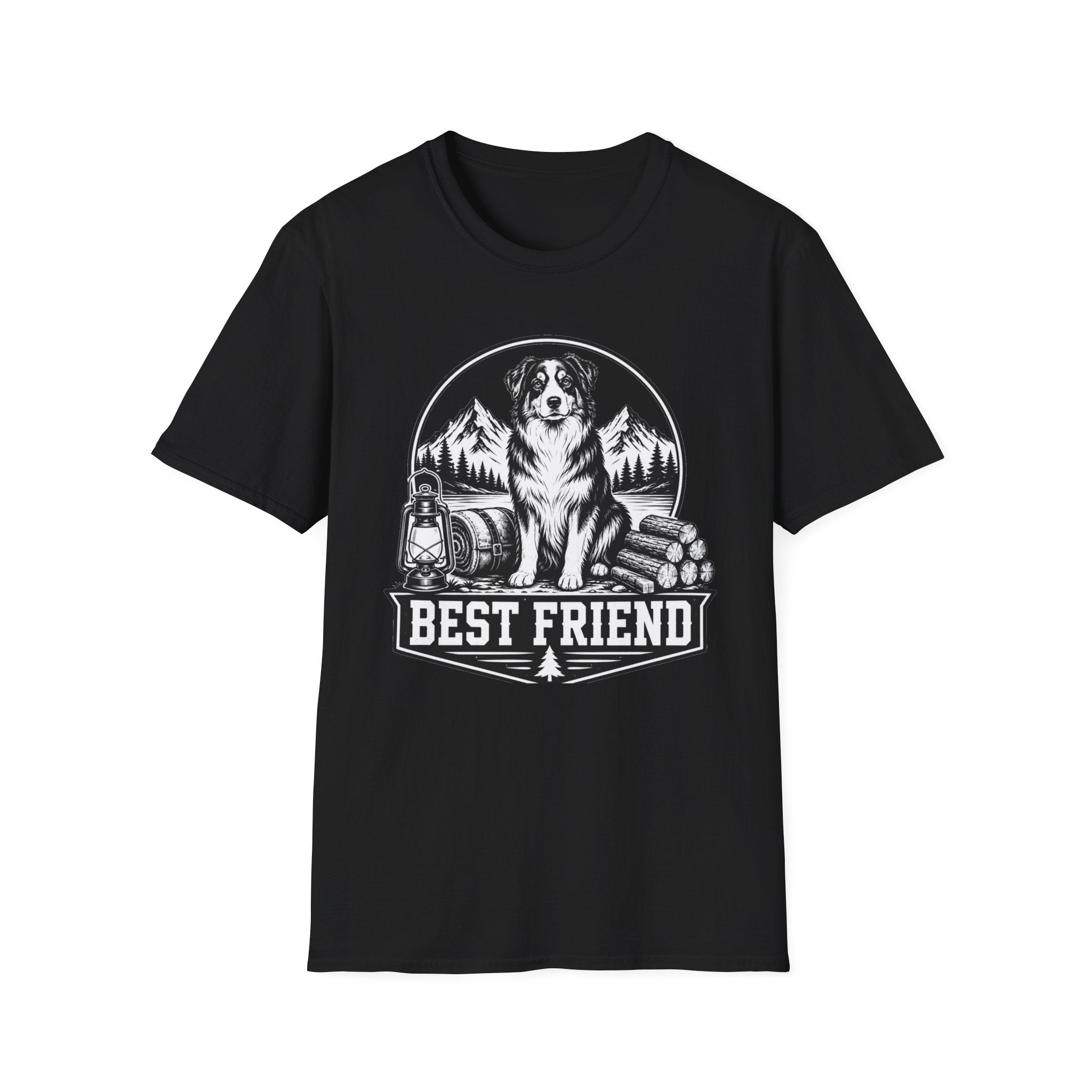 Australian Shepherd Best Friend Camping T-Shirt