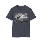 Border Collie On The Cliff Pose T-Shirt