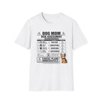 Dog Mom Risk Assessment T-Shirt