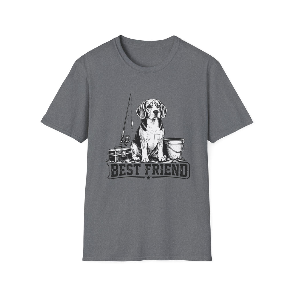 Beagle Best Friend Fishing Again T-Shirt