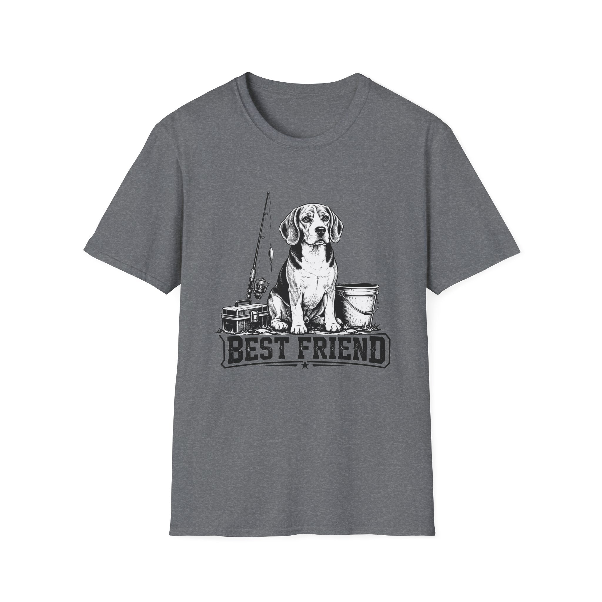 Beagle Best Friend Fishing Again T-Shirt