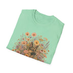German Shepherd Floral Camouflage T-Shirt