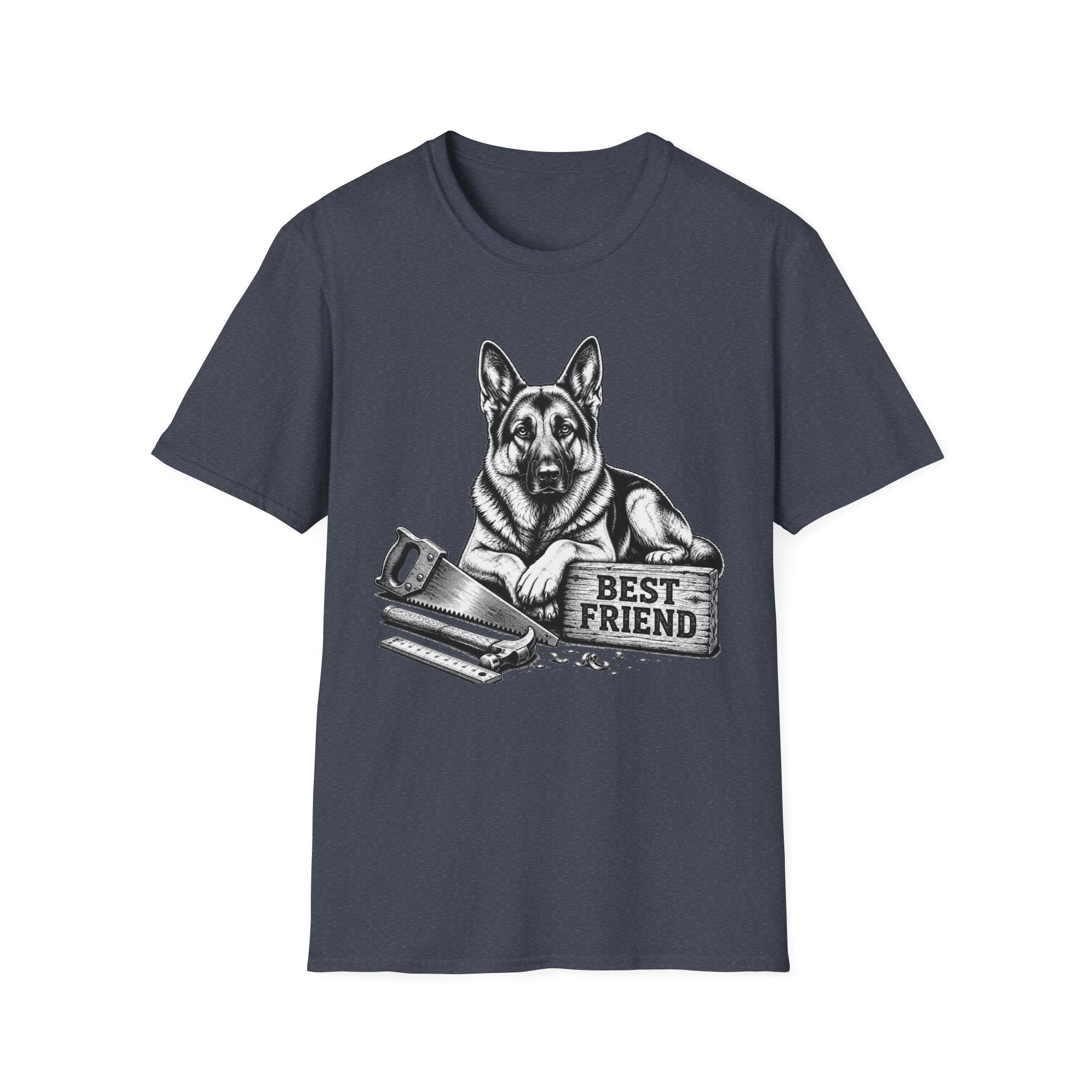 German Shepherd Best Friend Woodworking T-Shirt