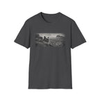 French Bulldog Behind Rocks Pose T-Shirt