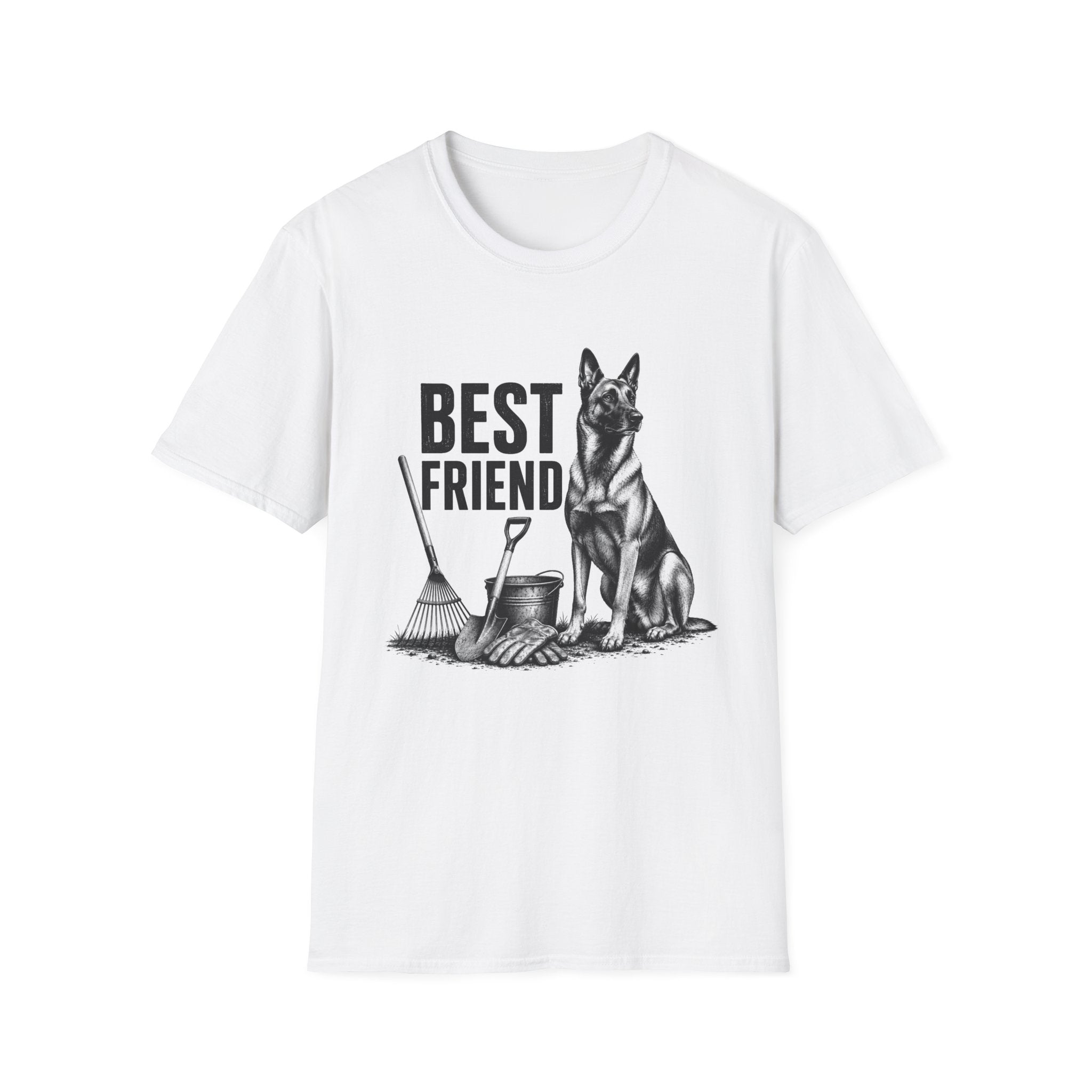 Belgian Malinois Best Friend Yardwork T-Shirt