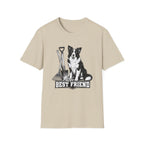 Border Collie Best Friend Yardwork T-Shirt