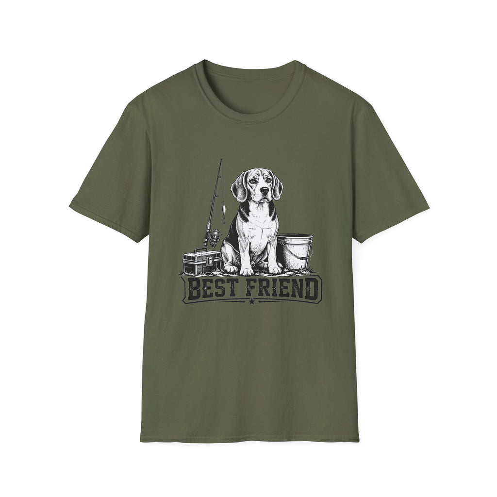 Beagle Best Friend Fishing Again T-Shirt