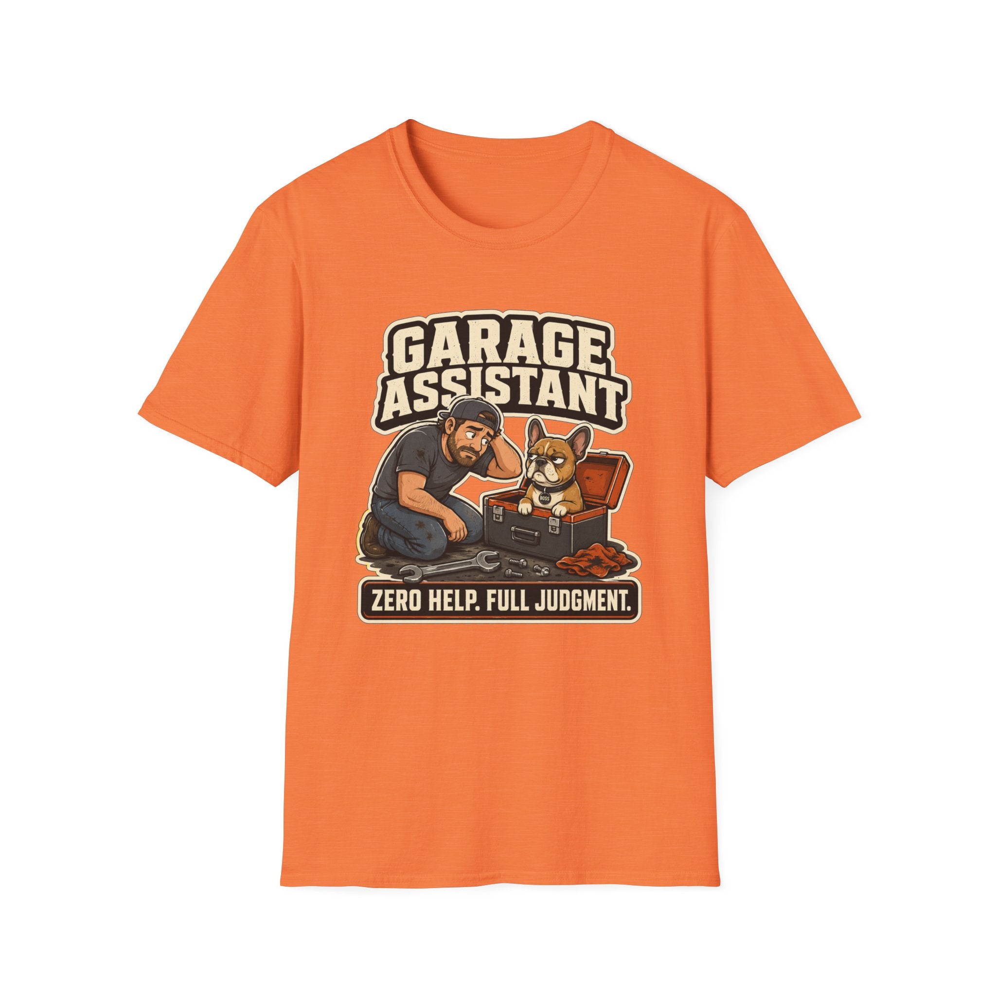 Frenchie Garage Assistant T-Shirt