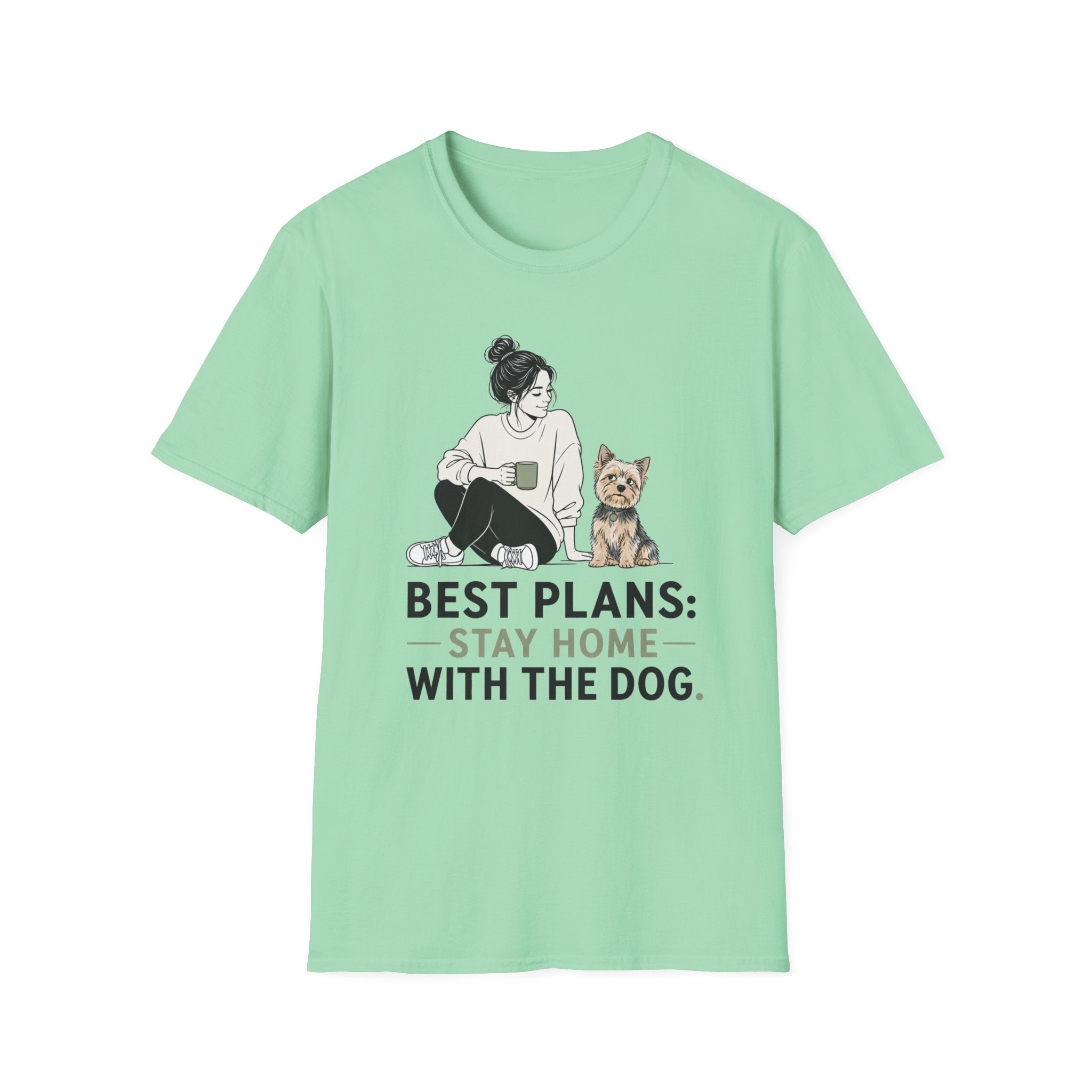 Best Plans Home With Dog T-Shirt