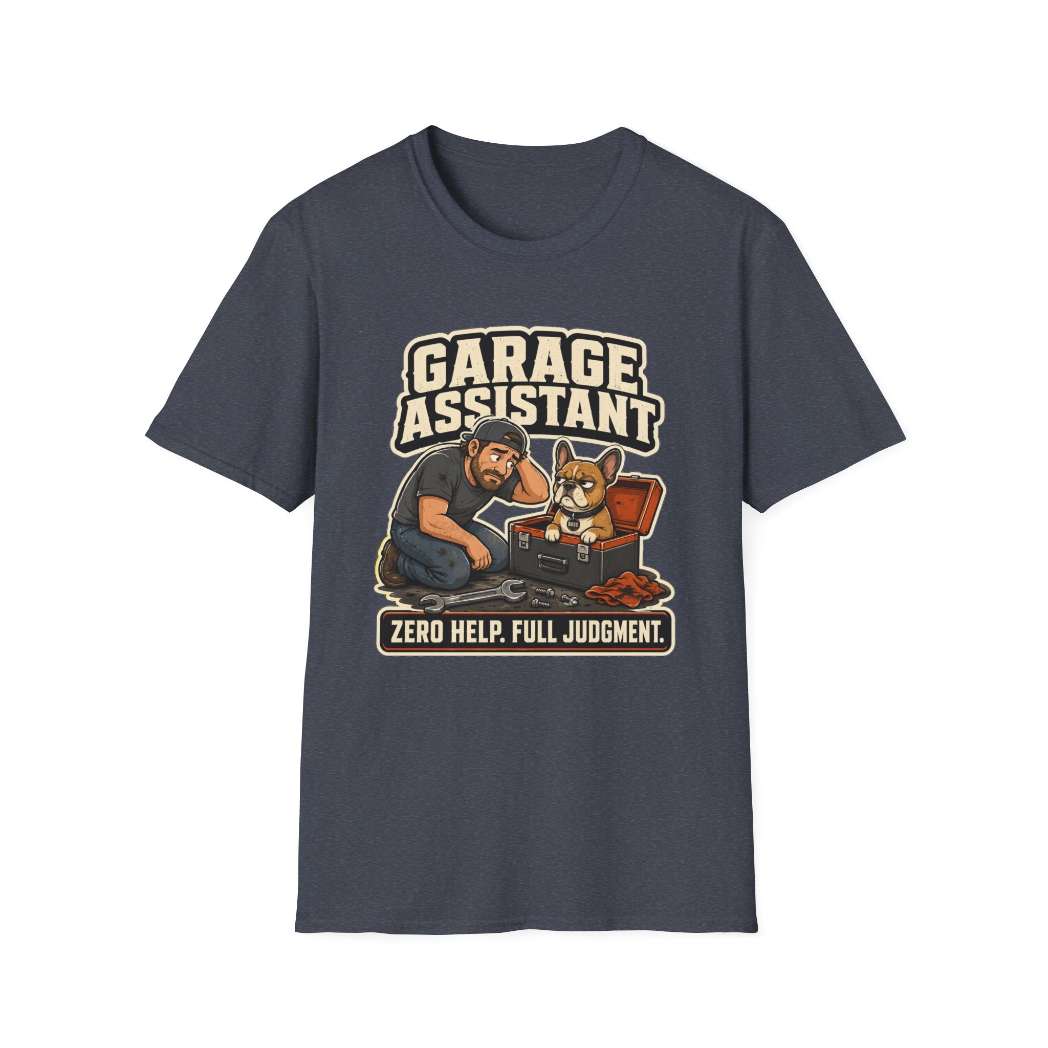 Frenchie Garage Assistant T-Shirt