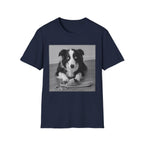 Border Collie Slippers Bad Dog  T-Shirt