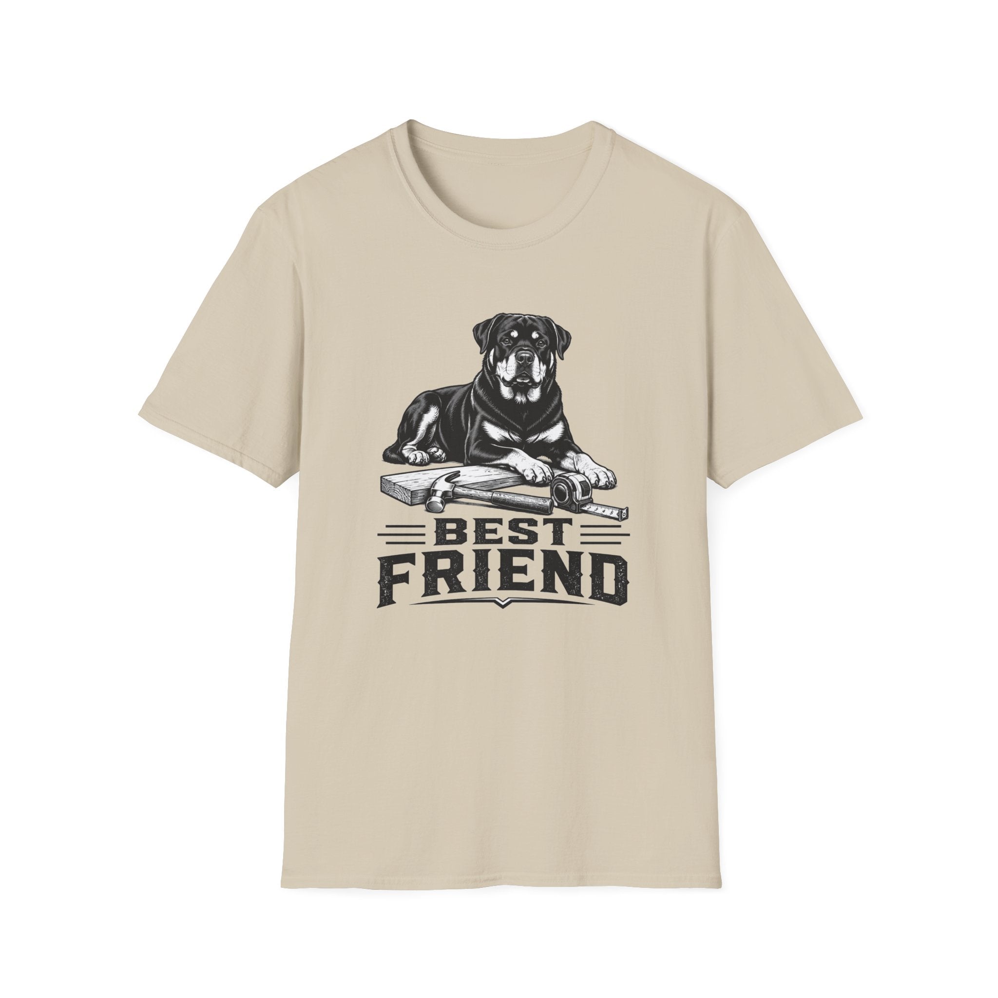 Rottie Best Friend Woodworking T-Shirt