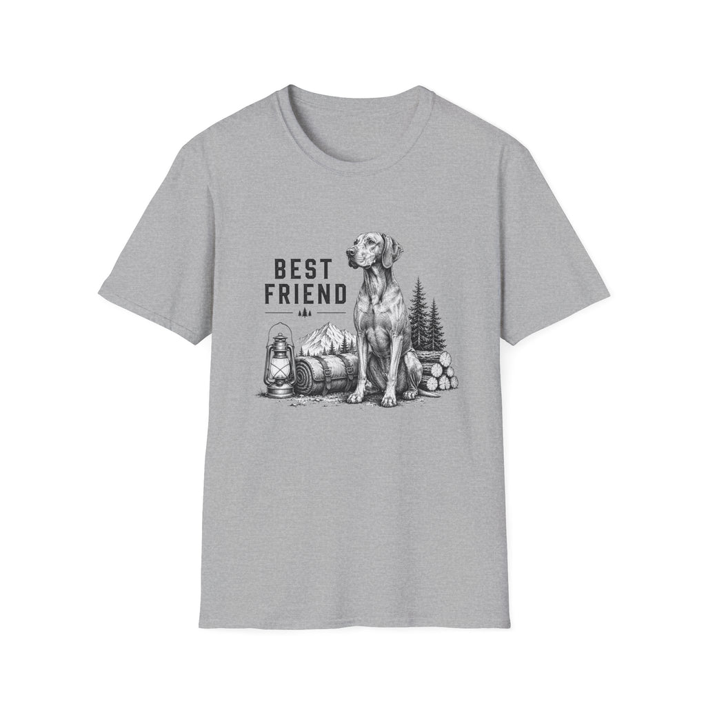 Vizsla Best Friend Camping T-Shirt