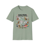Dog Mom Weekend Flow Map T-Shirt