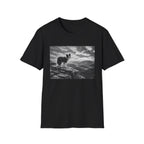 Border Collie On The Cliff Pose T-Shirt