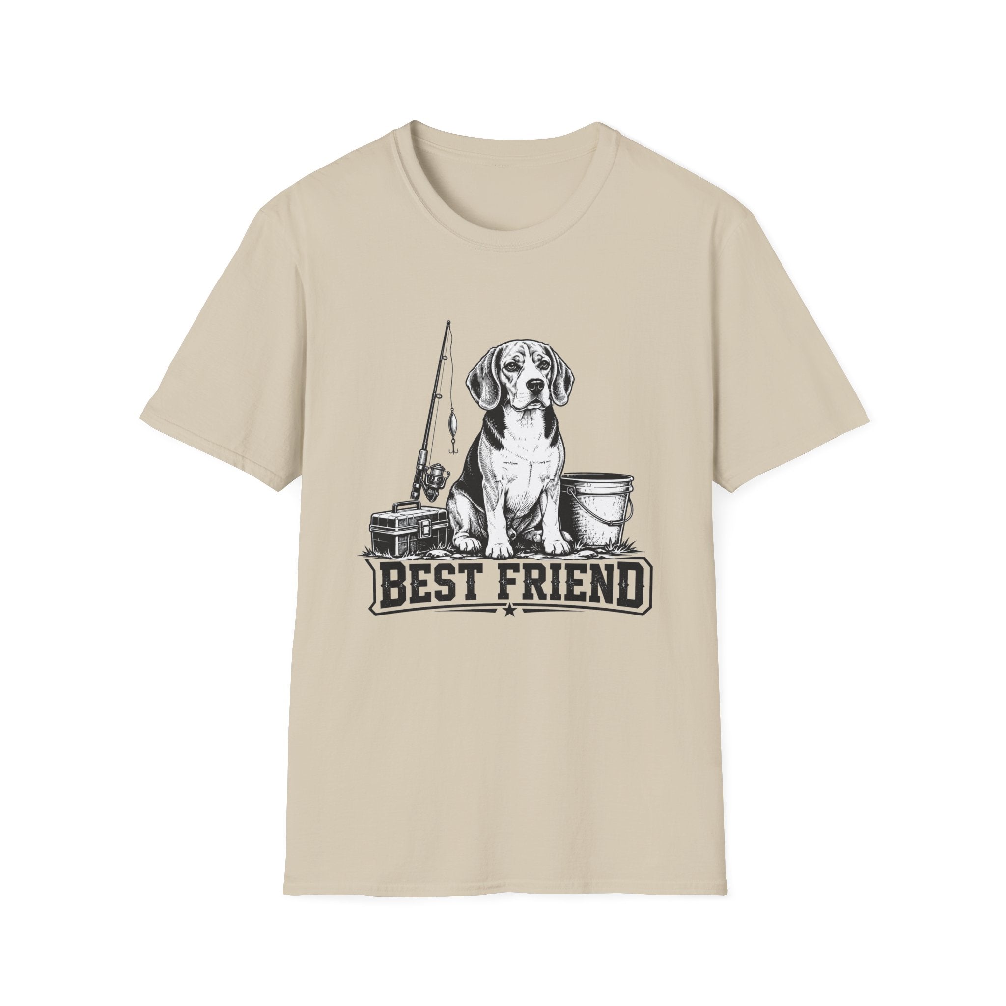 Beagle Best Friend Fishing Again T-Shirt