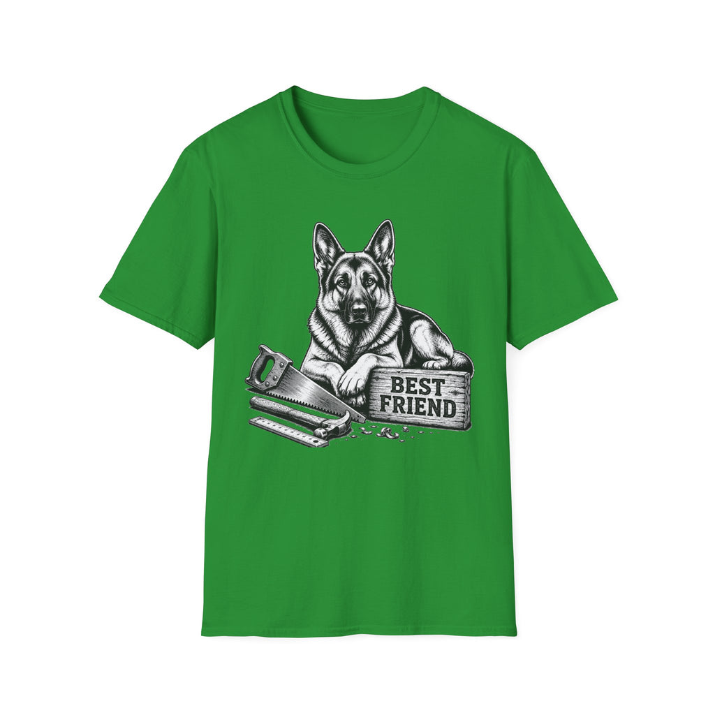 German Shepherd Best Friend Woodworking T-Shirt
