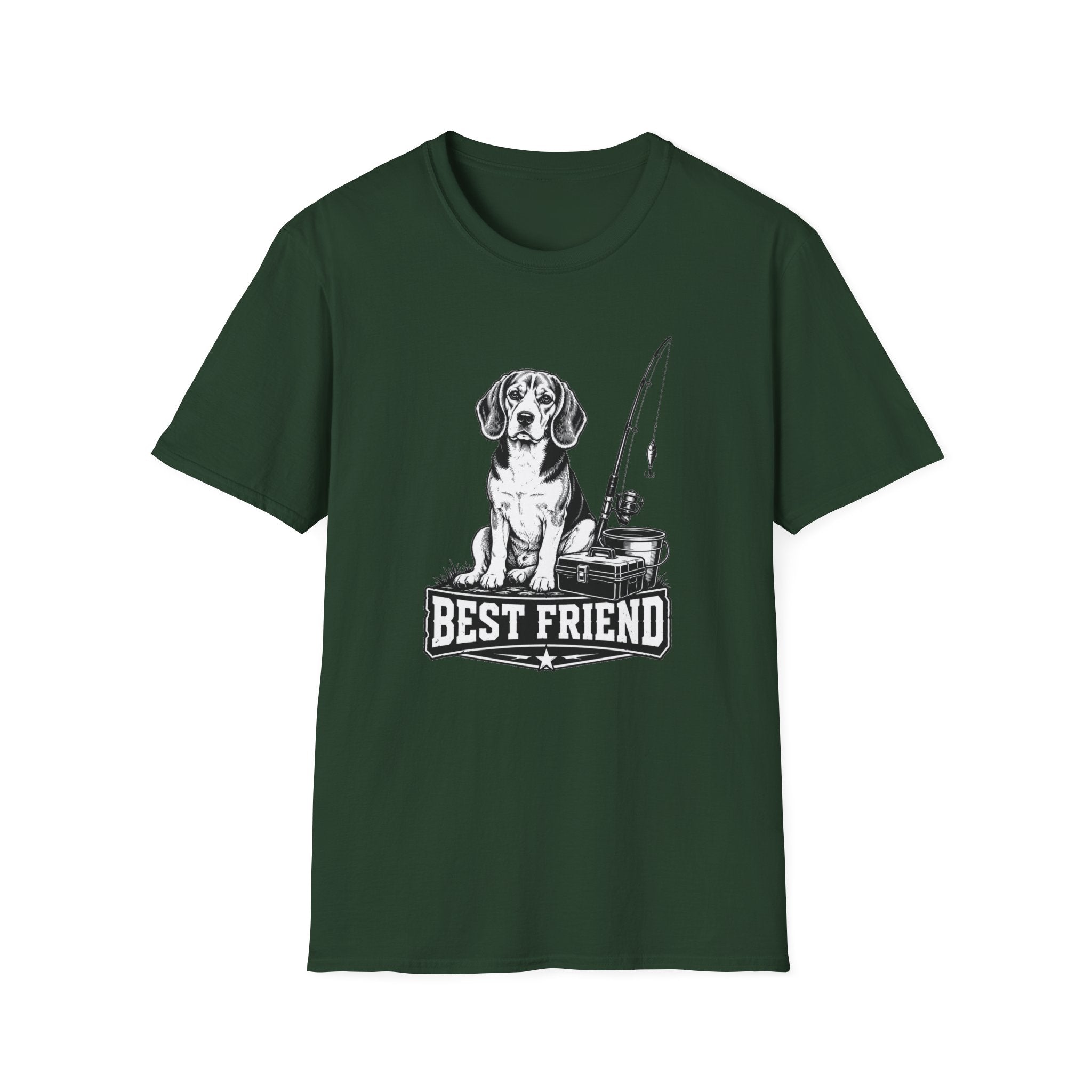 Beagle Best Friend Fishing too T-Shirt