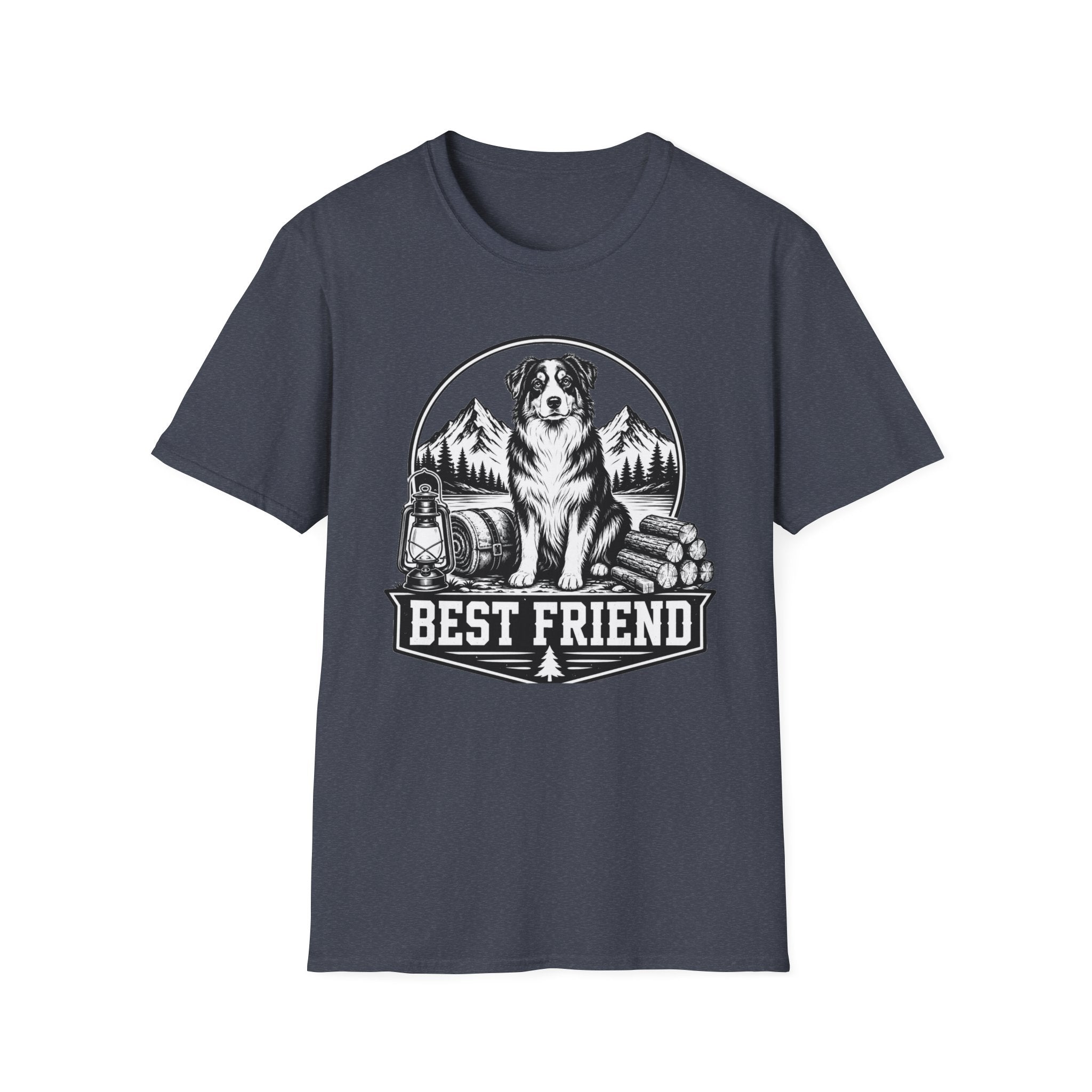 Australian Shepherd Best Friend Camping T-Shirt