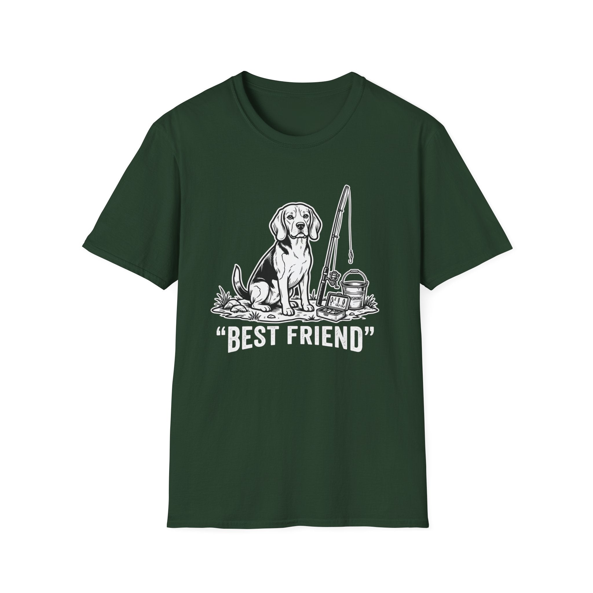 Beagle Best Friend Fishing T-Shirt