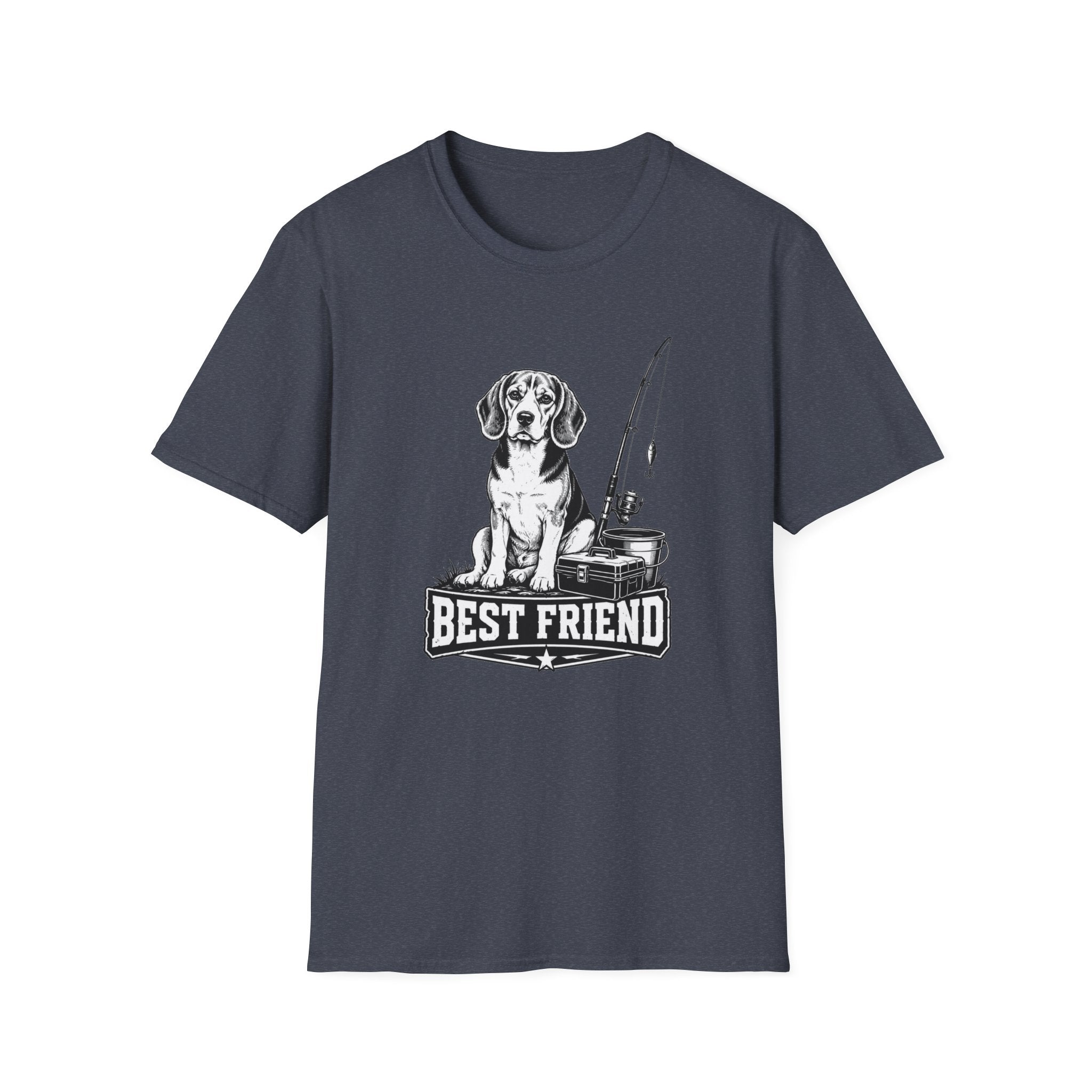 Beagle Best Friend Fishing too T-Shirt