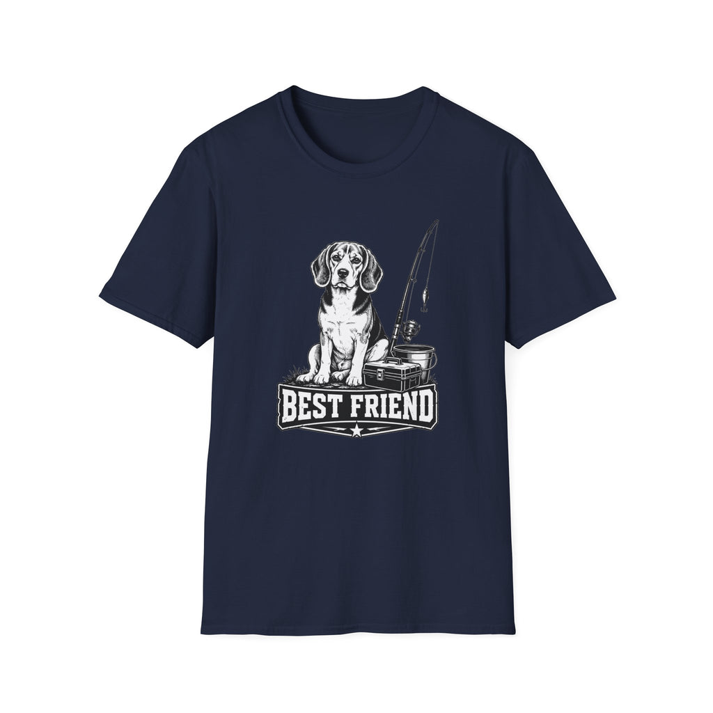 Beagle Best Friend Fishing too T-Shirt