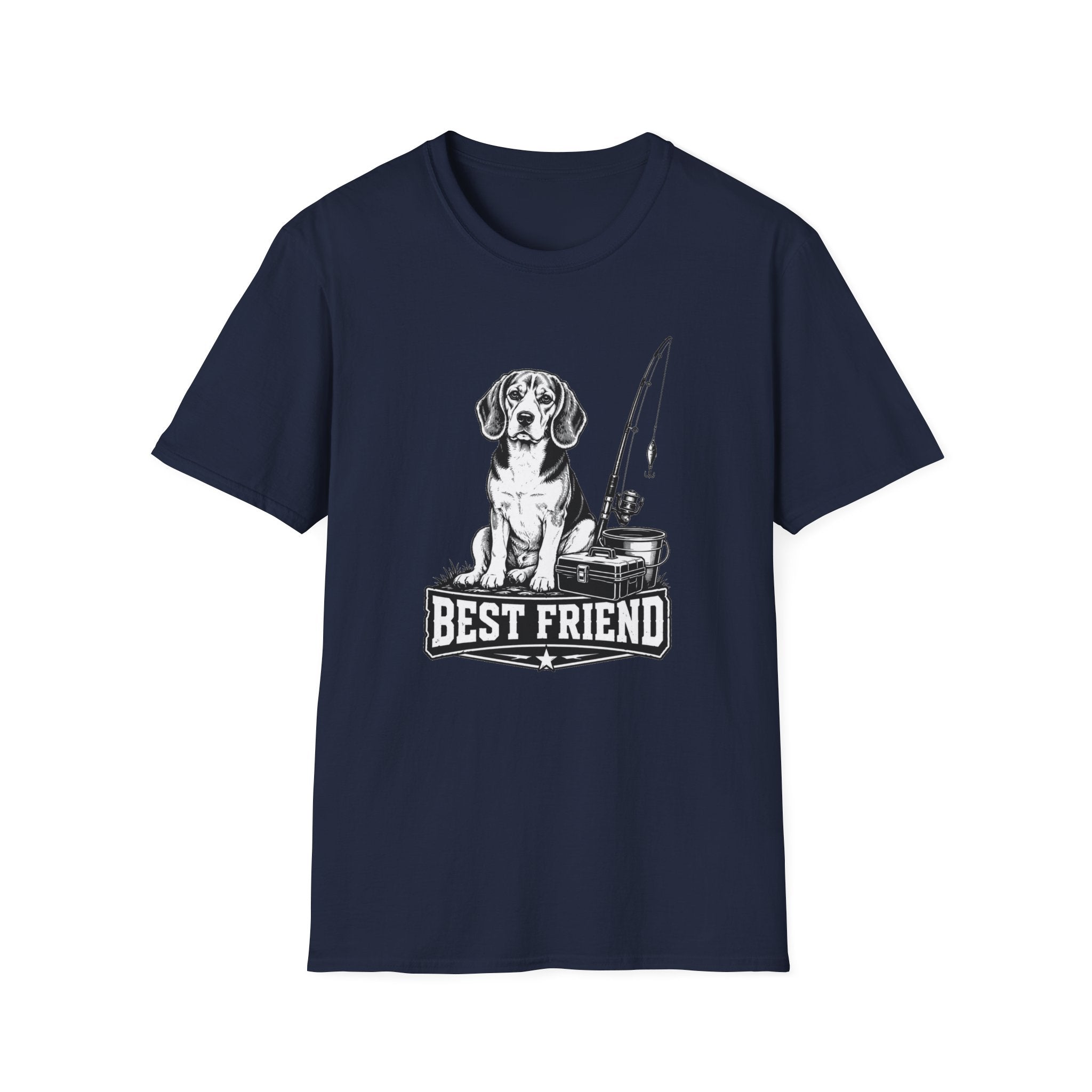 Beagle Best Friend Fishing too T-Shirt