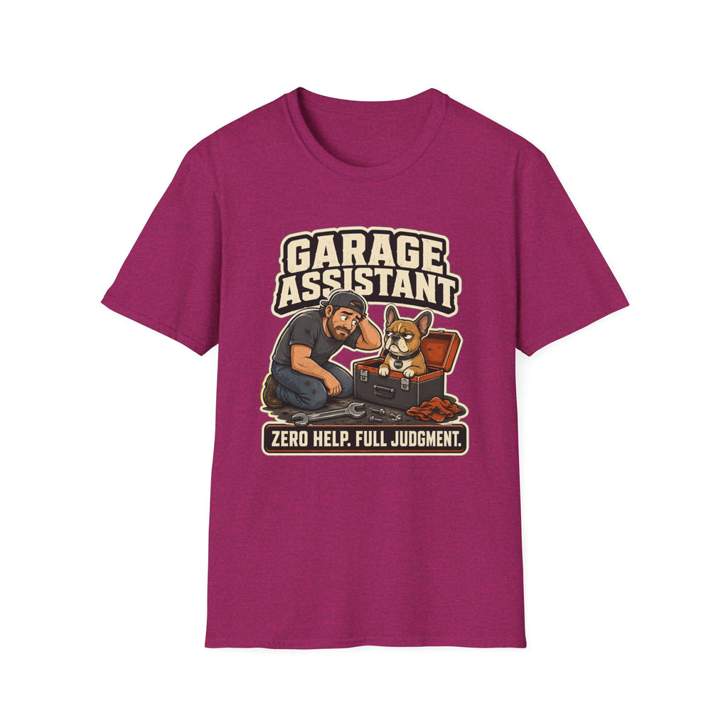 Frenchie Garage Assistant T-Shirt