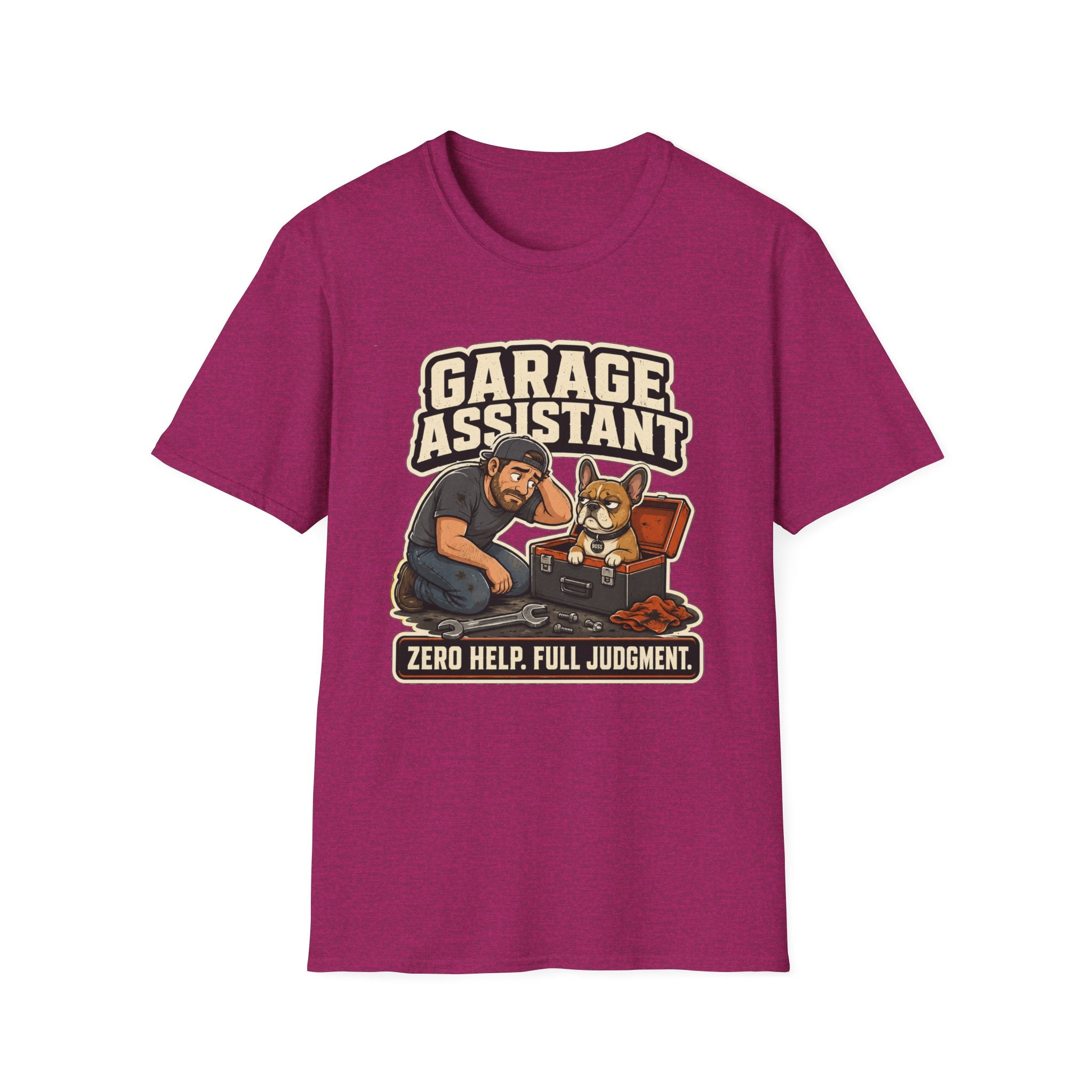 Frenchie Garage Assistant T-Shirt