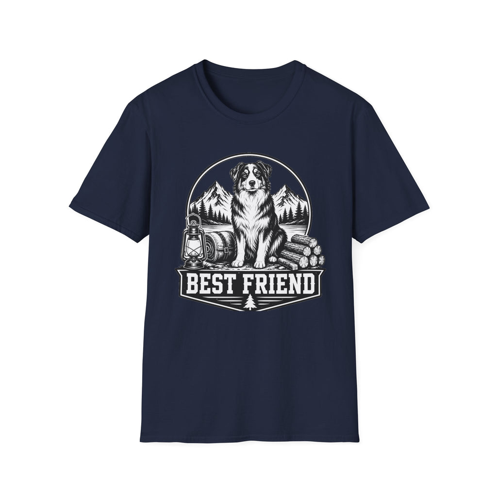 Australian Shepherd Best Friend Camping T-Shirt