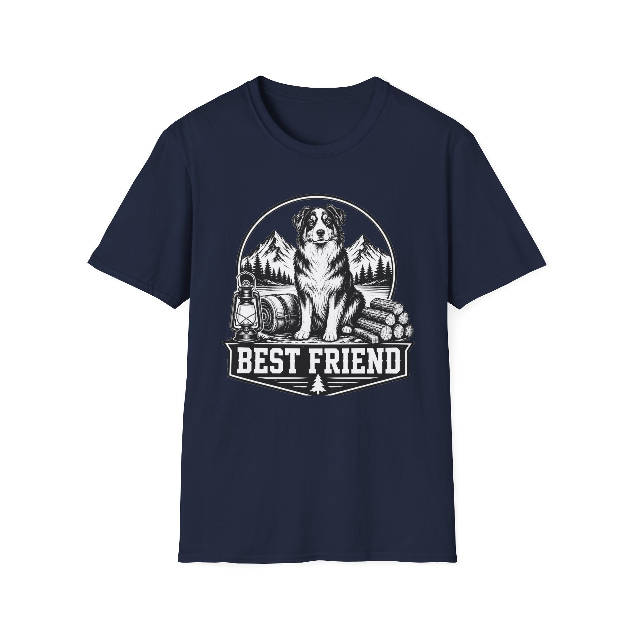 Australian Shepherd Best Friend Camping T-Shirt