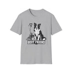 Border Collie Best Friend Yardwork T-Shirt