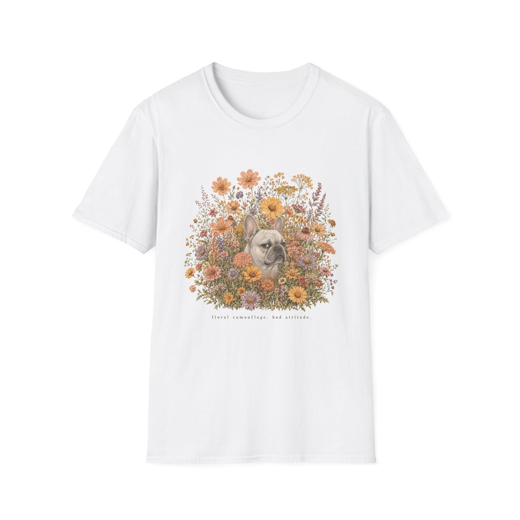 French Bulldog Floral Camouflage T-Shirt