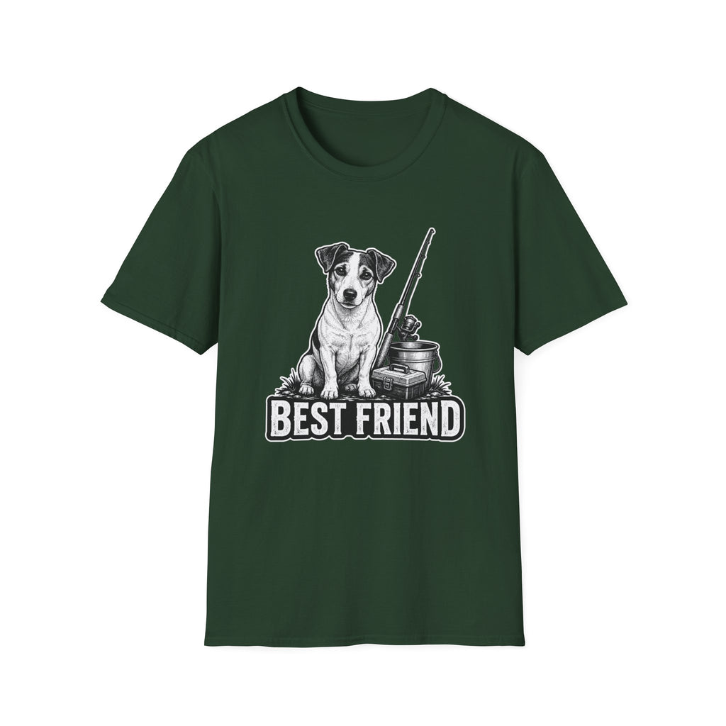 Jack Russell Best Friend Fishing T-Shirt