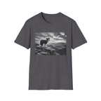 Border Collie On The Cliff Pose T-Shirt