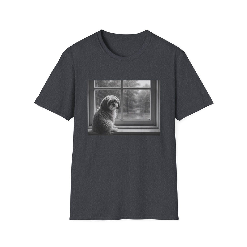 Shih Tzu Sitting On Window Sill Pose T-Shirt