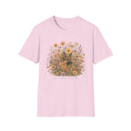 German Shepherd Floral Camouflage T-Shirt